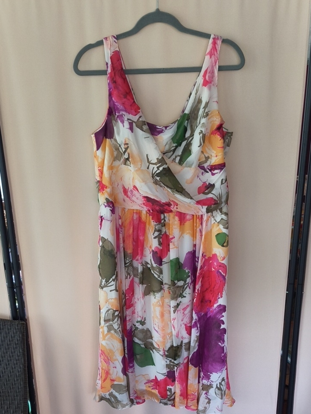Suzi Chin for maggy boutique Floral Dress Size 16